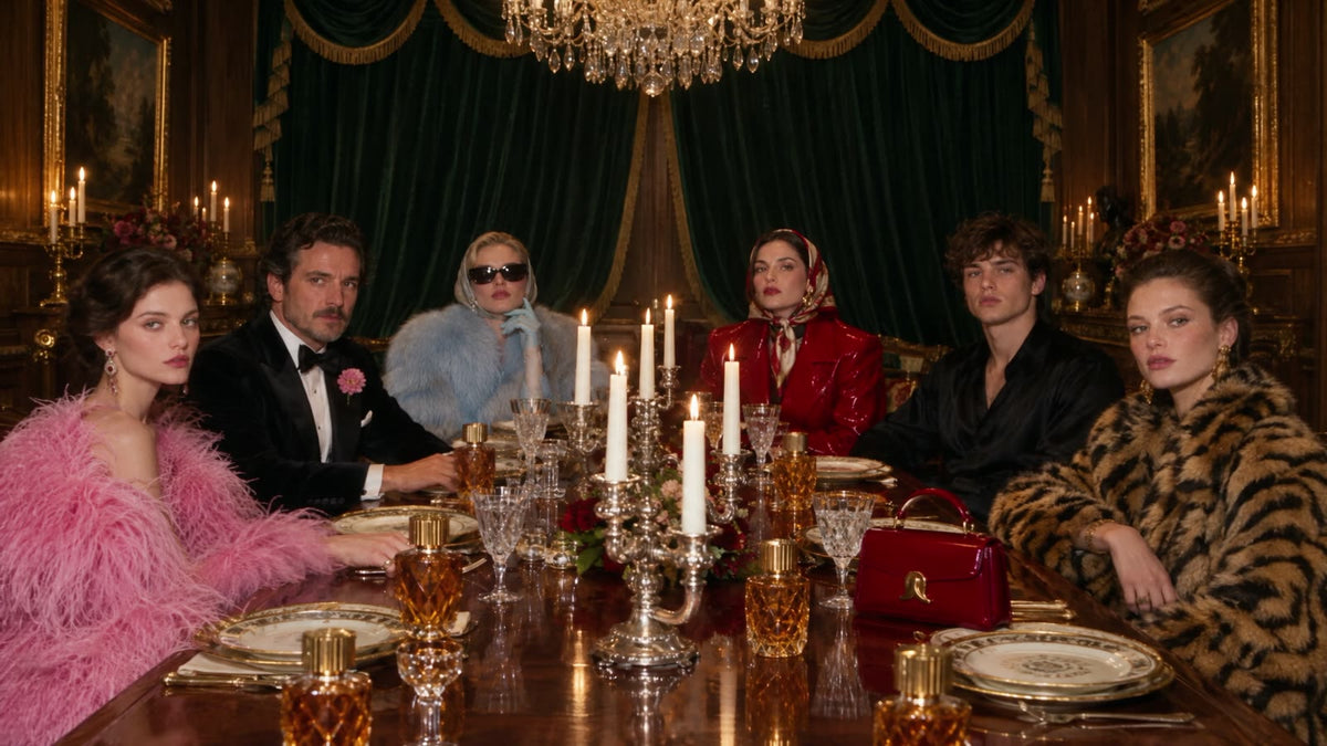 A candlelit dinner party at Maison Sabelle